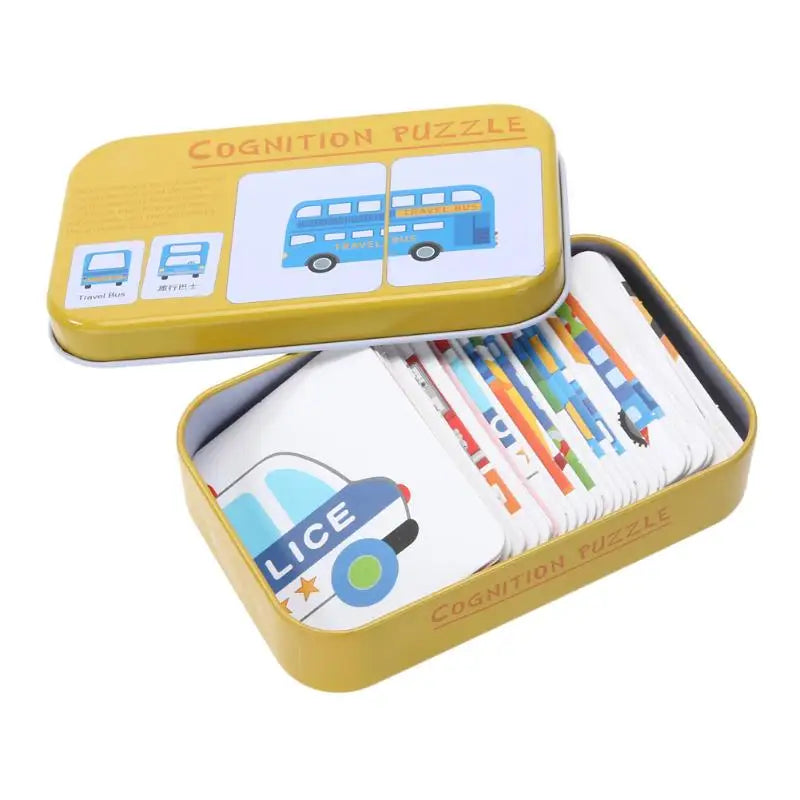 Matching Card Game for Toddlers | Animal, Fruit & Vehicle Set