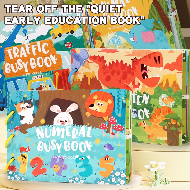 Montessori Busy Book for Toddlers | Hands-On Matching & Learning Toy