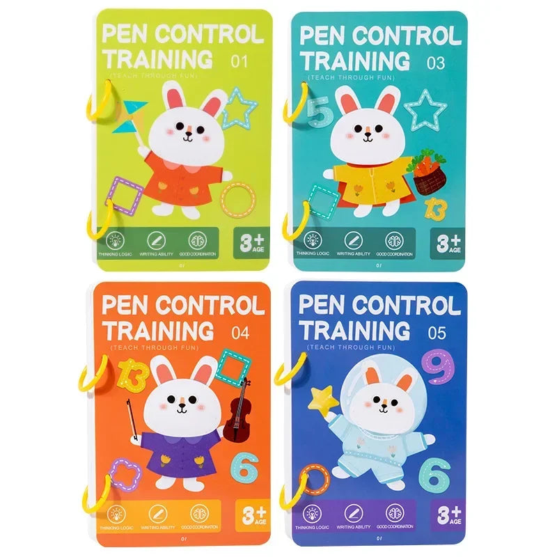 Reusable Pen Control Tracing Workbook