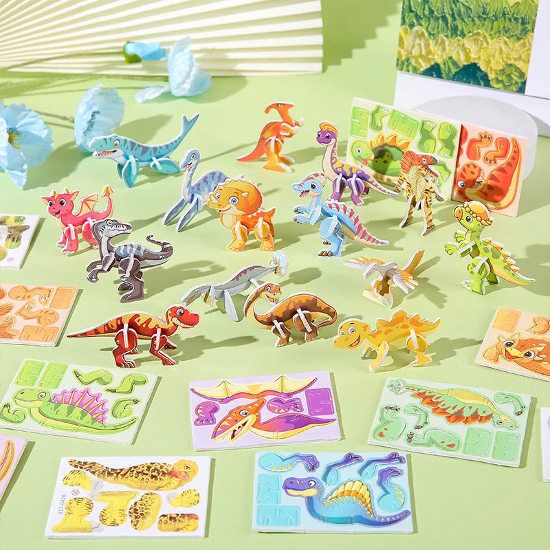 3D Paper Puzzle for Toddlers | Educational Montessori-Inspired Toy