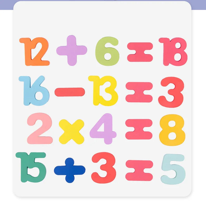 Montessori Wooden Alphabet Puzzle for Toddlers | Learn ABCs & Shapes