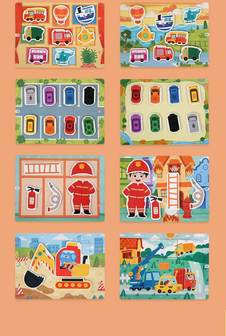 Montessori Busy Book for Toddlers | Hands-On Matching & Learning Toy