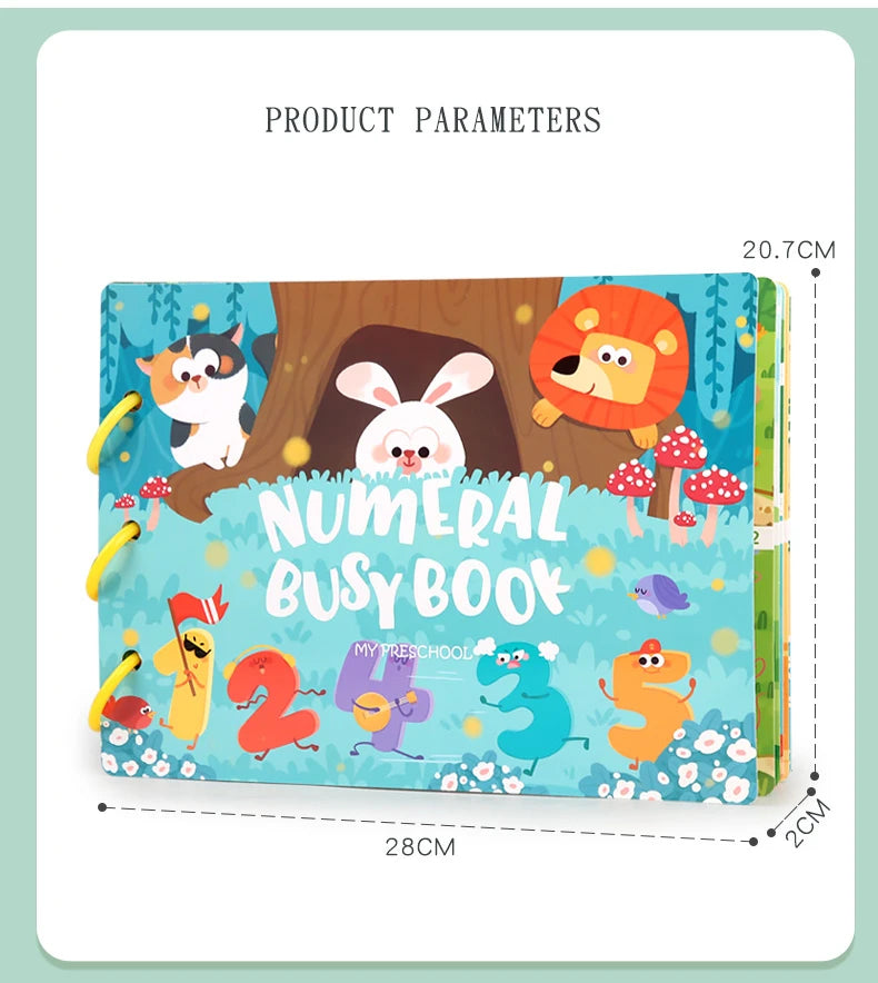 Montessori Busy Book for Toddlers | Hands-On Matching & Learning Toy