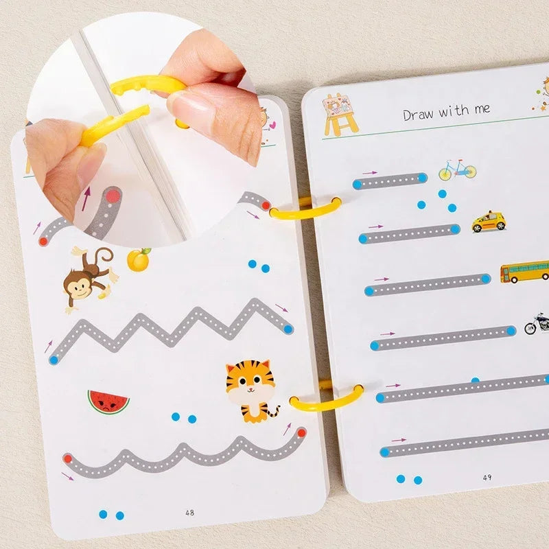 Reusable Pen Control Tracing Workbook