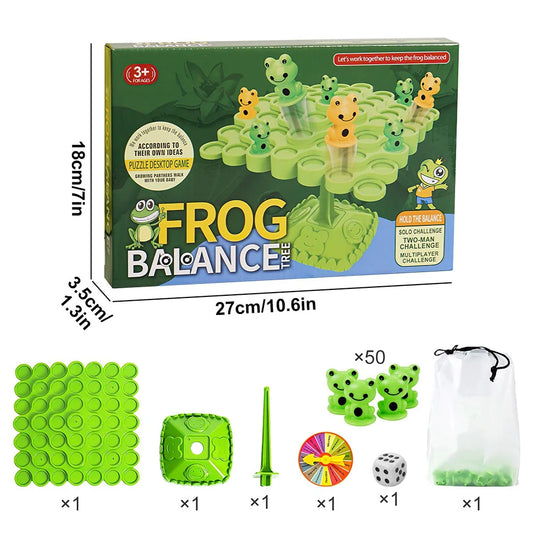 Frog Balance Game Family Stacking Board Game