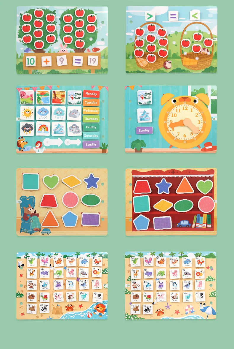 Montessori Busy Book for Toddlers | Hands-On Matching & Learning Toy