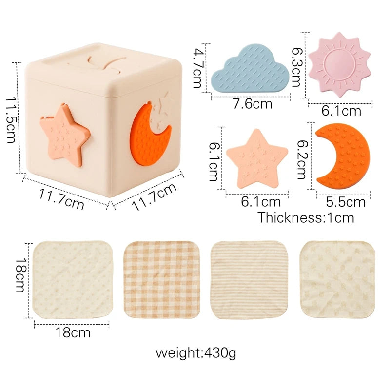 Montessori Tissue Box Toy for Babies | Crinkle Sensory Play