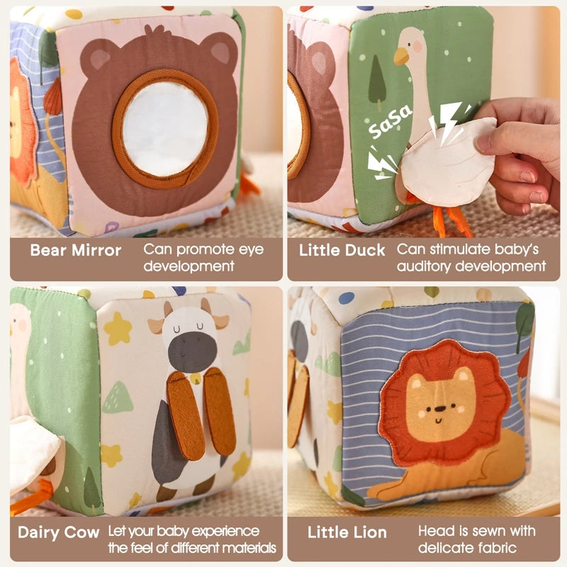 Montessori Tissue Box Toy for Babies | Crinkle Sensory Play