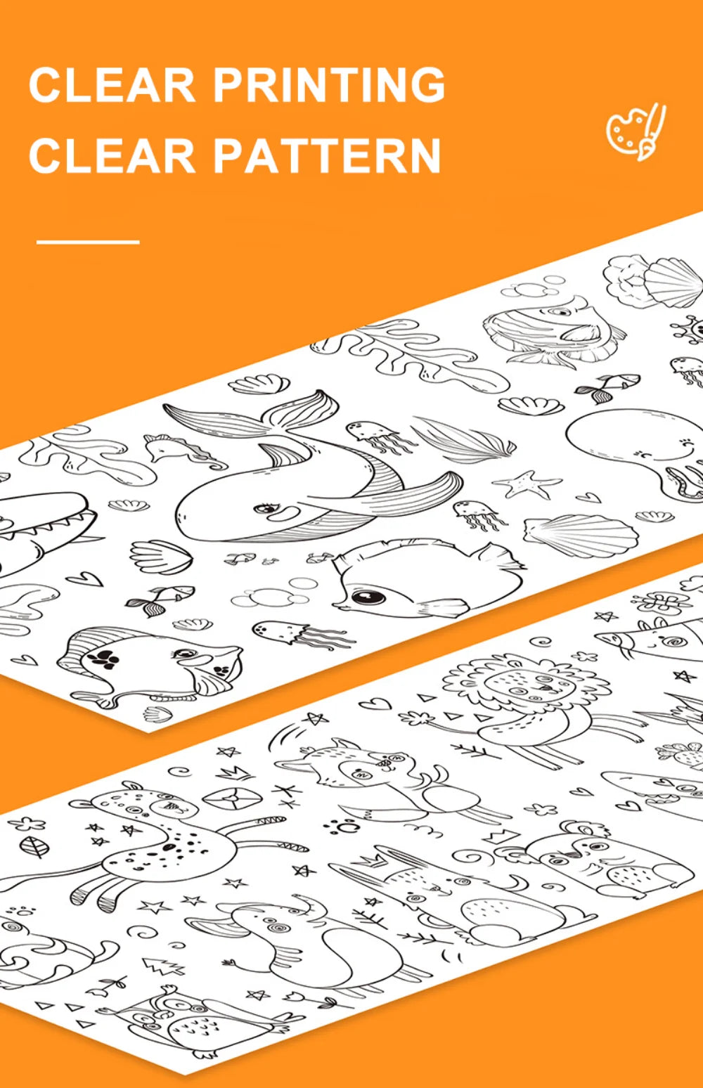 Coloring Paper Roll for Kids | Fun Graffiti & DIY Drawing Activity