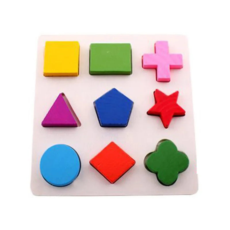 Montessori Wooden Alphabet Puzzle for Toddlers | Learn ABCs & Shapes
