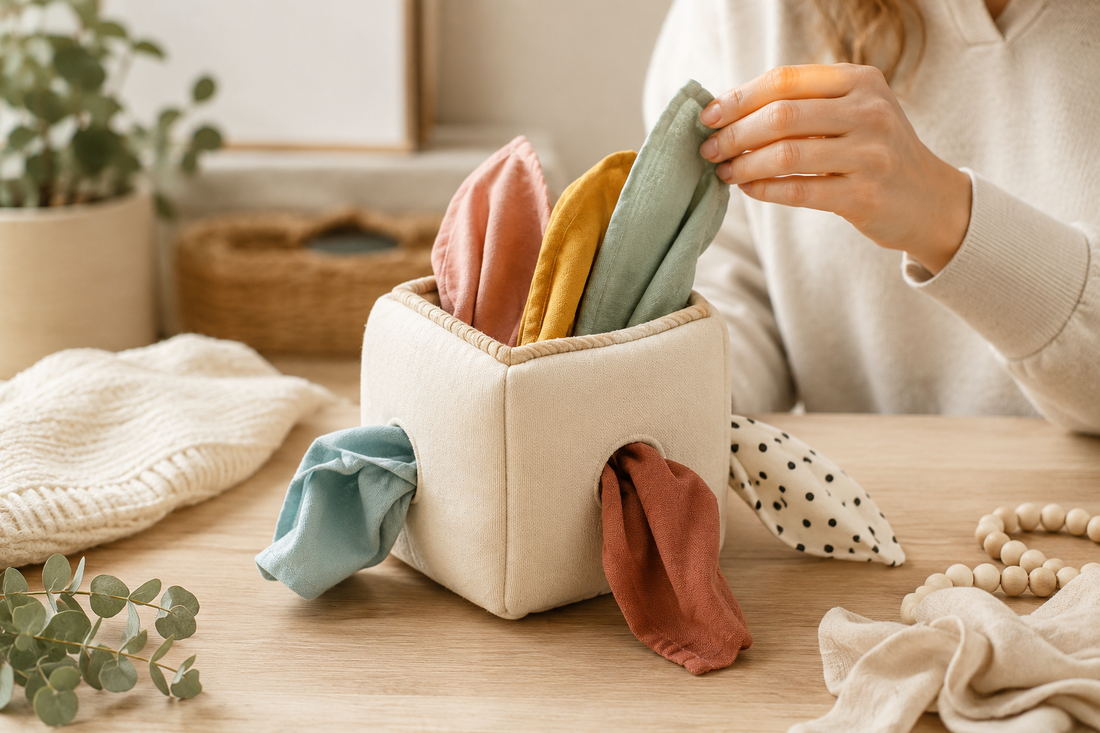 Baby Tissue Box Toy Gift: When This Simple Fabric Pull Toy Fits