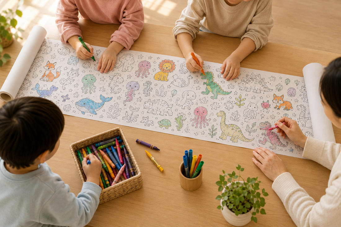 How to Plan a Shared Coloring Roll Activity for Home or Classroom
