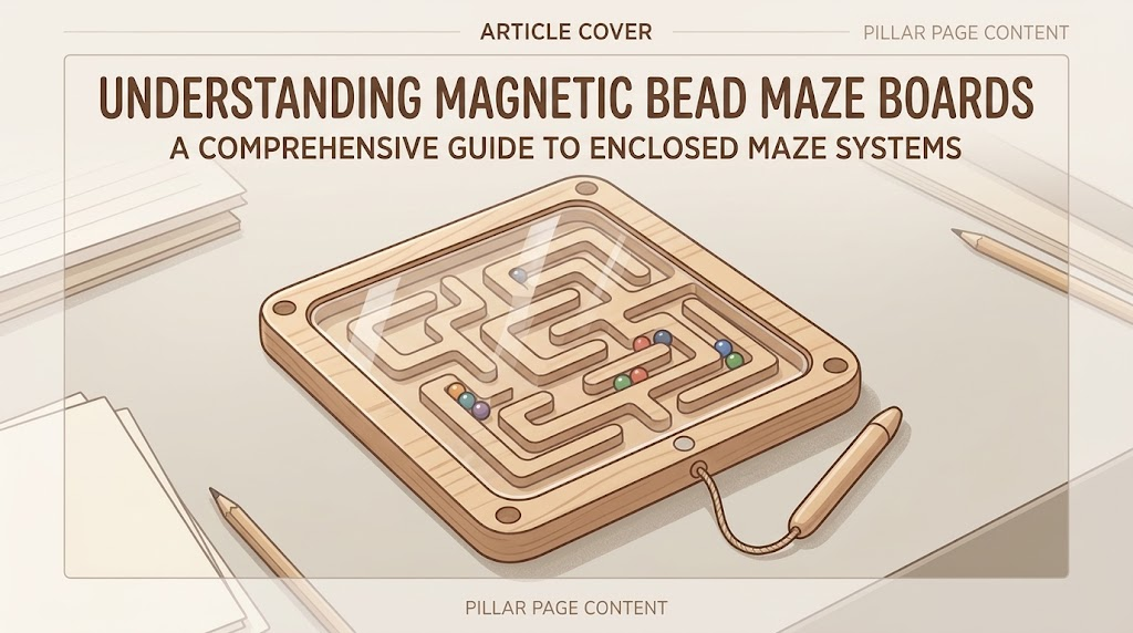 Magnetic Bead Maze Boards: A Simple Way to Understand the Enclosed-Bead Format