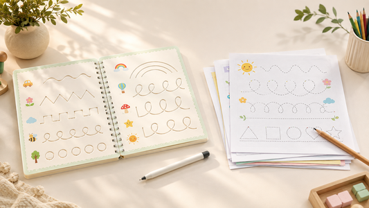 Reusable Tracing Book vs Printable Worksheets: Which Format Fits Your Home Practice?
