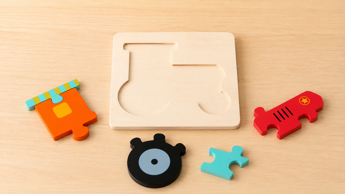 We'd Suggest a One-Board Tabletop Setup When You Want a Short Wooden Puzzle Activity
