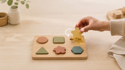 Wooden Puzzle Piece Won't Fit? Try a Rotate-and-Match Routine