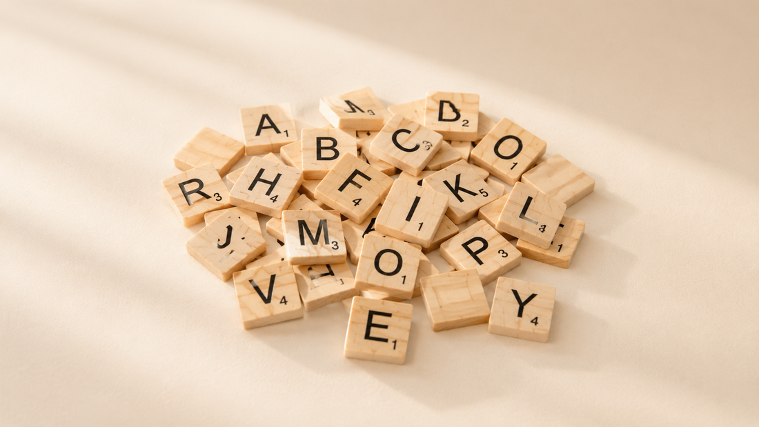 A Simple Way to Organize Loose Wooden Alphabet Tiles Between Activities