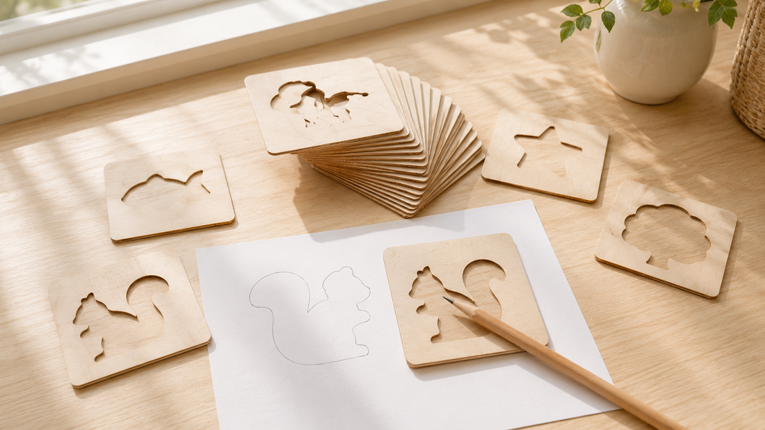 Easy Drawing Ideas for Kids Who Don't Know What to Draw: Start with One Simple Stencil Outline