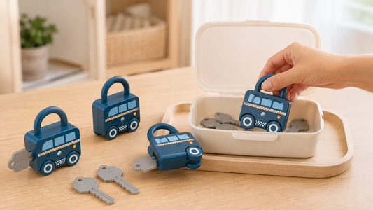 Toy Lock and Key Organization: A Simple Reset for Loose Matching Keys