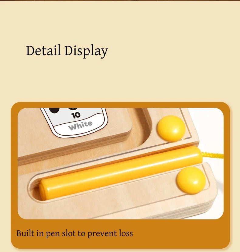 Wooden Montessori Magnetic Bead Maze (3–6Y)