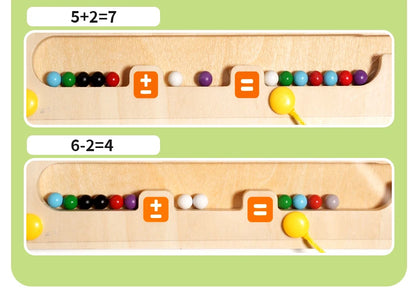Wooden Montessori Magnetic Bead Maze (3–6Y)