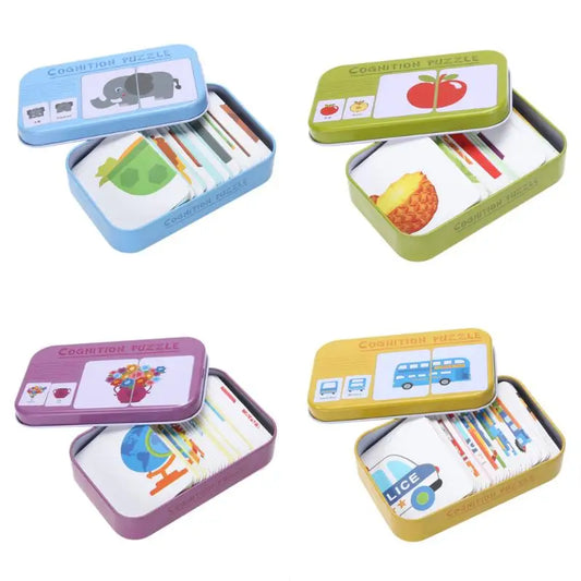 Matching Card Game for Toddlers | Animal, Fruit & Vehicle Set
