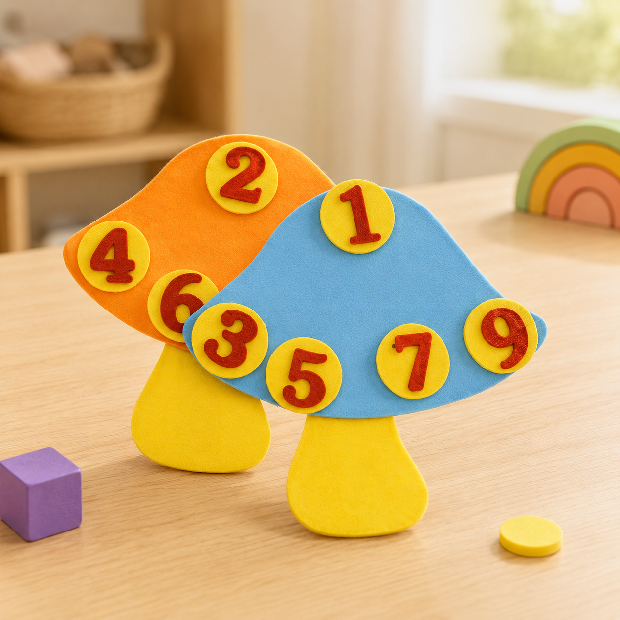 Felt Math Activity Set: A Hands-On Way to Practice Counting, Matching, and More