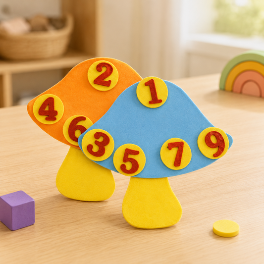 Felt Math Activity Set: A Hands-On Way to Practice Counting, Matching, and More