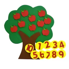 Felt Math Activity Set: A Hands-On Way to Practice Counting, Matching, and More