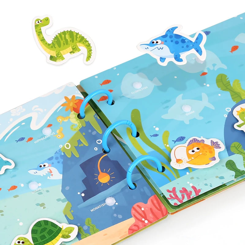 Montessori Busy Book for Toddlers | Hands-On Matching & Learning Toy
