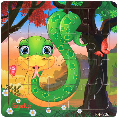 3D Wooden Puzzle Montessori Educational Toy