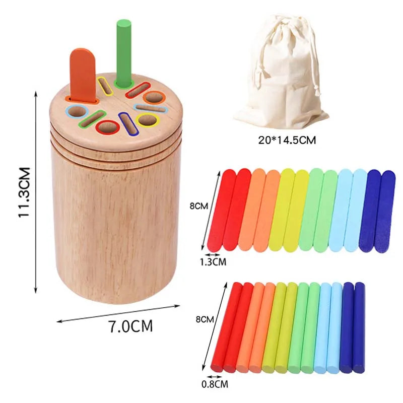Wooden Fine Motor Skills Toy for Toddlers