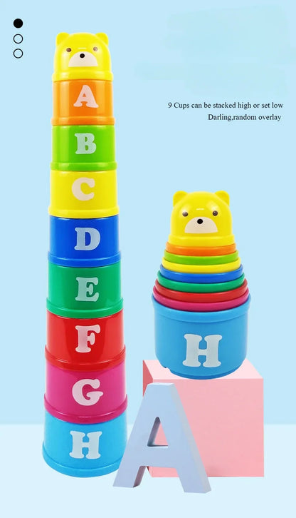 Baby Stacking Cups for Bath & Everyday Play