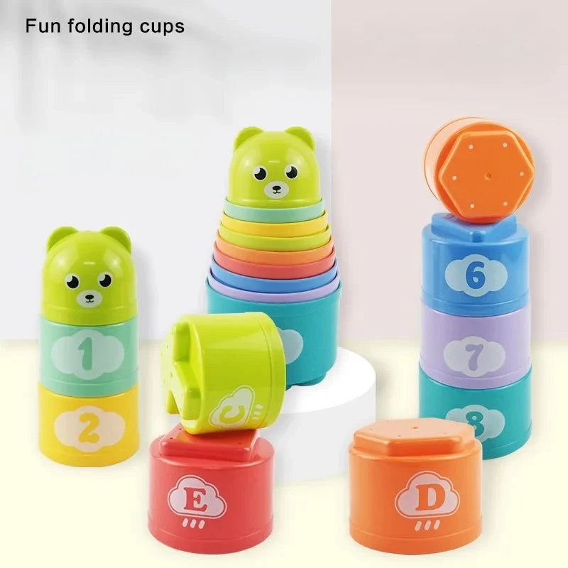 Baby Stacking Cups for Bath & Everyday Play