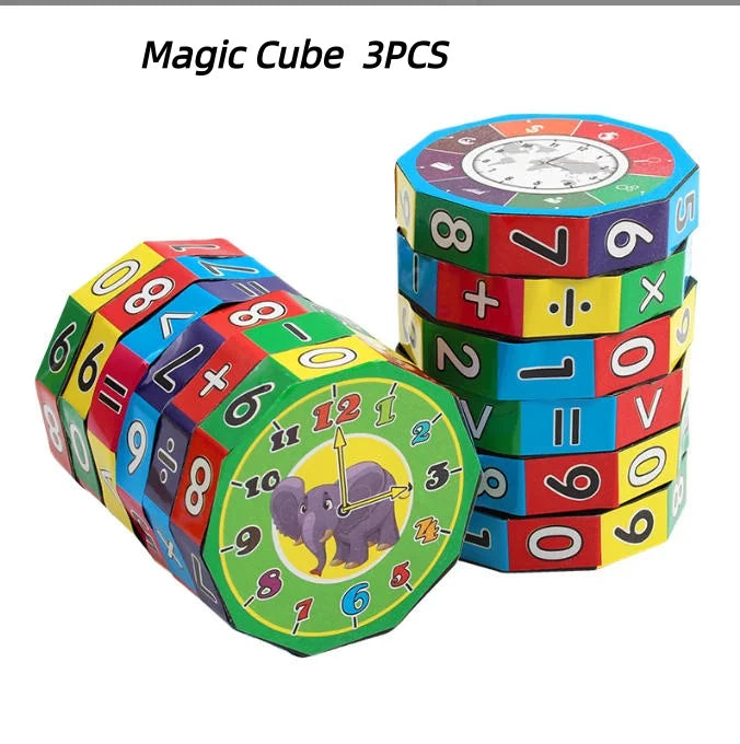 Rotating Arithmetic Numbers Cube Toy