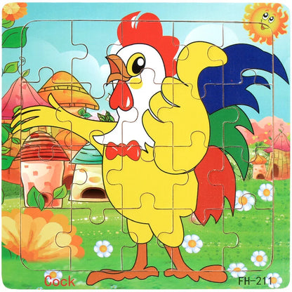 3D Wooden Puzzle Montessori Educational Toy