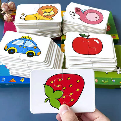 Matching & Puzzle Picture Cards for Preschoolers