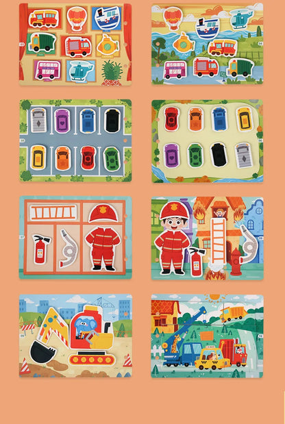 Montessori Busy Book for Toddlers | Hands-On Matching & Learning Toy