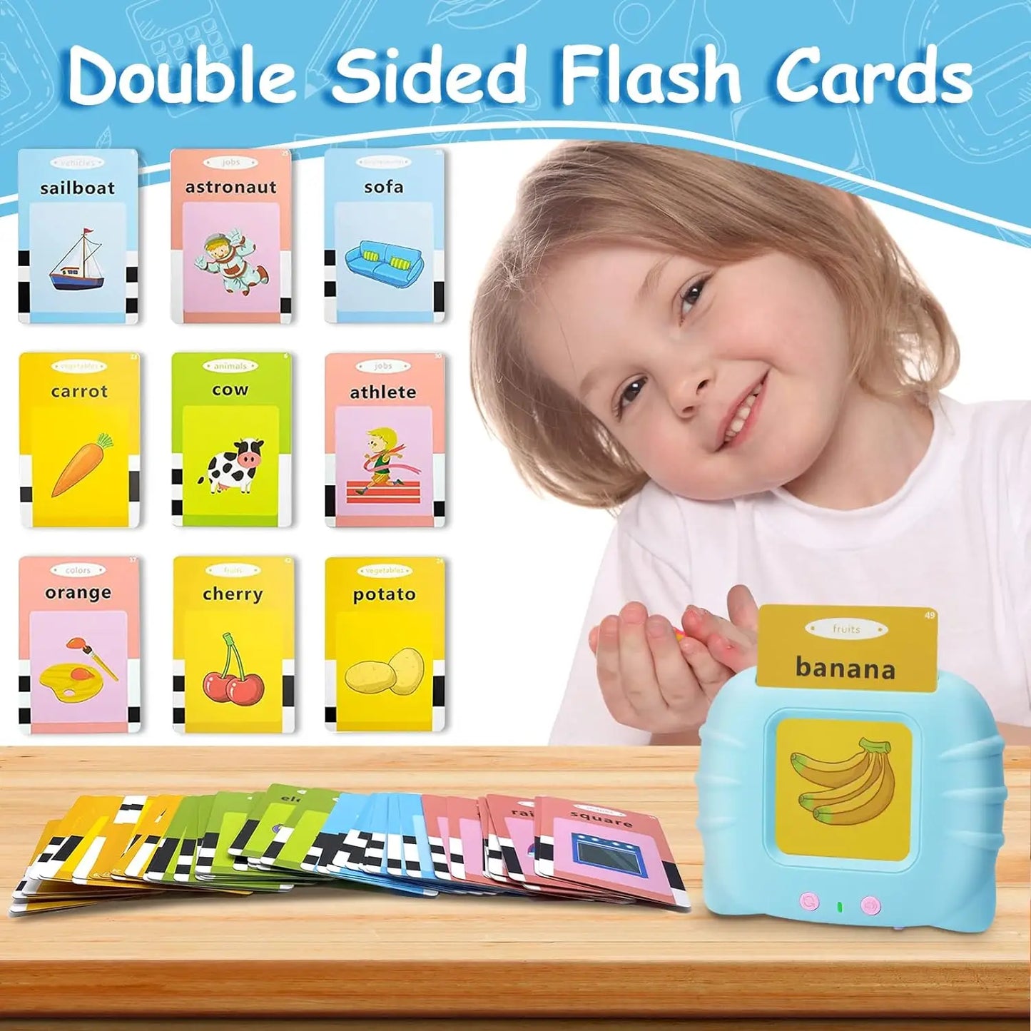 Talking Flash Card Reader for Preschool (3–6)