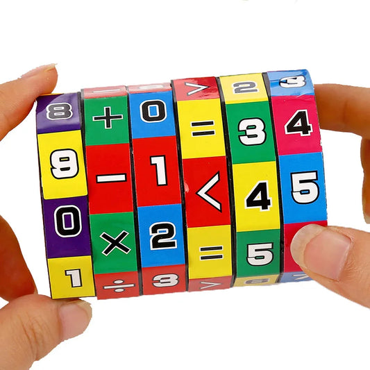 Rotating Arithmetic Numbers Cube Toy