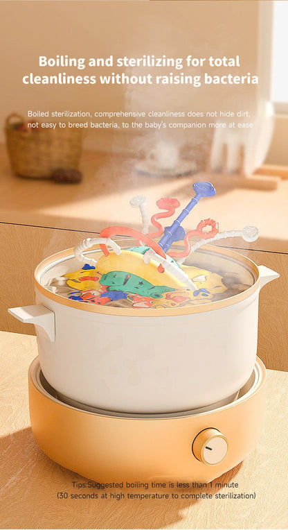 Montessori Baby Sensory Pull String Suction Toy for High Chair & Table