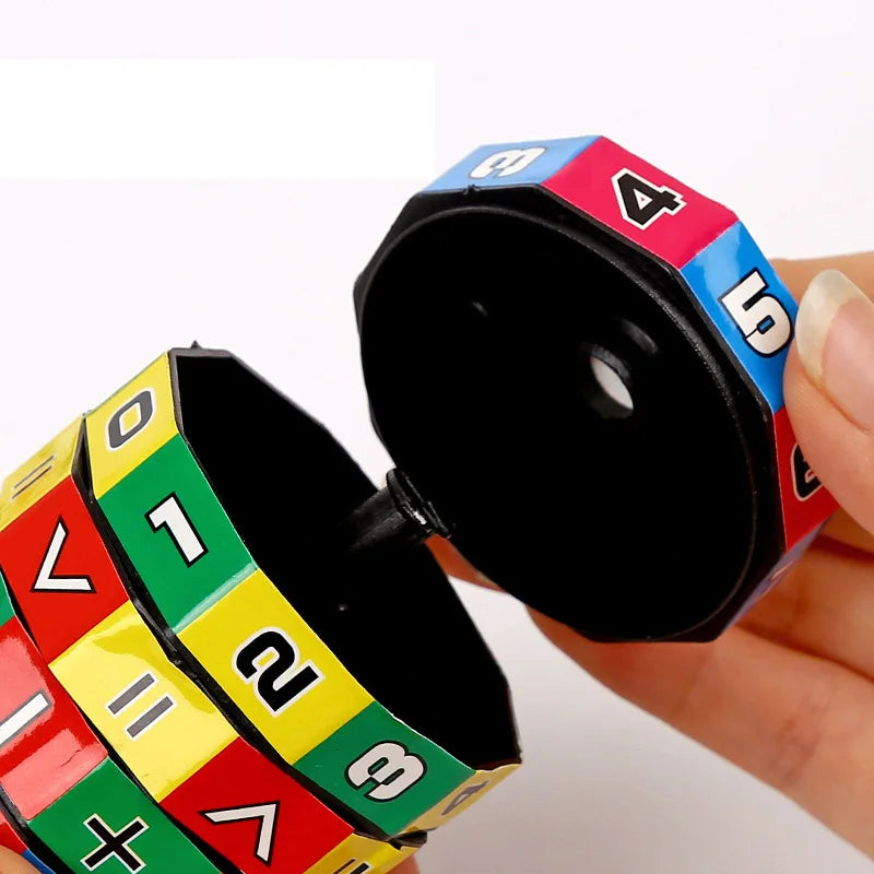 Rotating Arithmetic Numbers Cube Toy