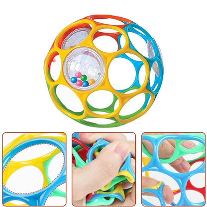 Infant Rattle Ball Toy | Soft Teething & Sensory Play for Babies