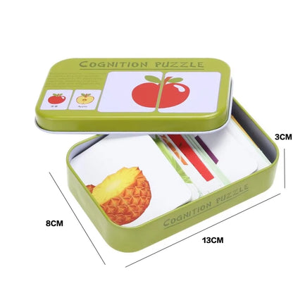 Matching Card Game for Toddlers | Animal, Fruit & Vehicle Set