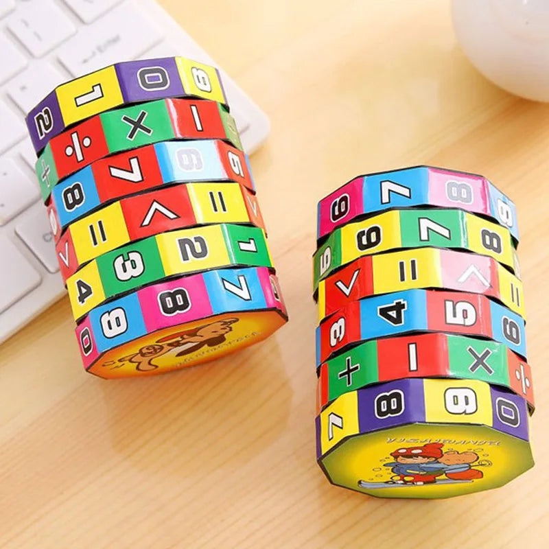 Rotating Arithmetic Numbers Cube Toy