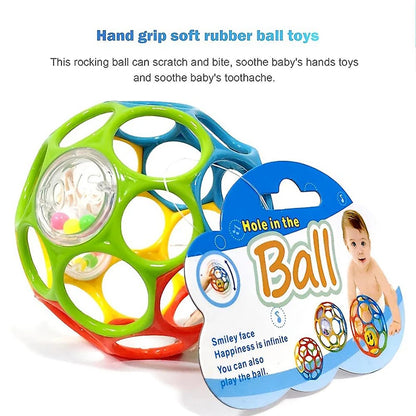 Infant Rattle Ball Toy | Soft Teething & Sensory Play for Babies