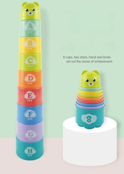 Baby Stacking Cups for Bath & Everyday Play