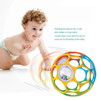 Infant Rattle Ball Toy | Soft Teething & Sensory Play for Babies
