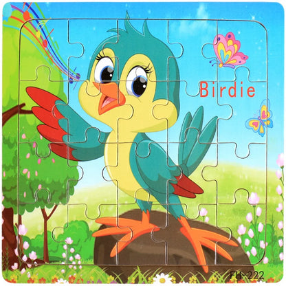 3D Wooden Puzzle Montessori Educational Toy