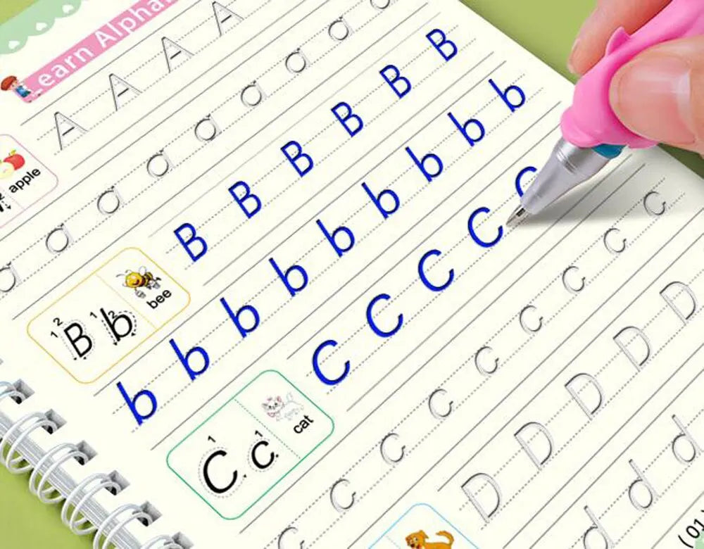 Letter & Number Tracing Books for Kids (Ages 3–8)